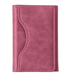 Mey İthalat® Tema Magsafe Deri Kartlık - Pembe