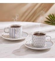 Güral Porselen Mental 4 Parça Çay Fincan Takımı 65481