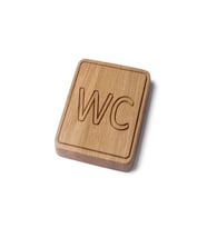 Ahşap Wc Işareti, Ahşap Wc Tabela, Tuvalet Kapı Tabela, Ahşap Tuvalet Tabelası
