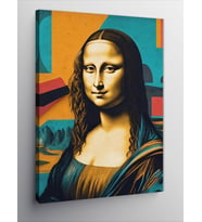 Kanvas Tablo Modern Mona Lisa Yorumu