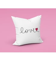 Aşk Love Sevgili Tasarımlı Yastık