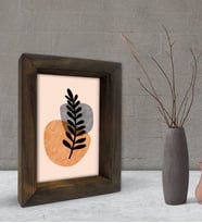 BK Gift Dekoratif Doğal Masif Ahşap Çerçeve 15x20cm-46 (Beyaz)