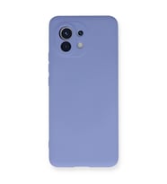 Xiaomi Mi 11 Kılıf Nano İçi Kadife Silikon - Lila