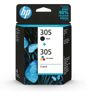 HP 305 Black-Color Siyah-Renkli Multi Paket 6ZD17AE