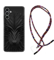 Samsung A23 A31 A32 A50 A51 A52 A53 A70 Kılıf Boyun Asklı Rasta Silikon Black Fox 1325