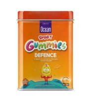 OCEAN Smart Gummies Defence C Vitamini , D3 Vitamini Ve Çinko Içeren Takviye Edici Gıda 64 Jel Tablet 8697595873731