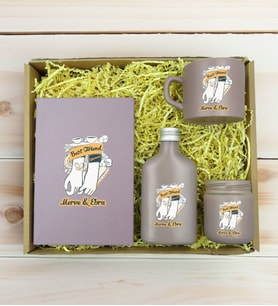 BK Gift Kişiye Özel İsimli DTF Best Friend Temalı Mat Gri Defter & Kahve Fincanı & Kolonya & Mum Hediye Seti-4, Arkadaşa Hediye, Doğum Günü Hediyesi