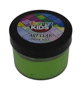 Funny Kids Art Clay Proje Kili YEŞİL  562