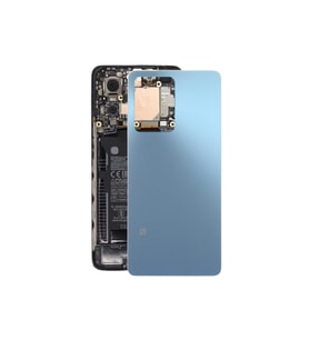 Xiaomi Redmi Note 12 Pro 5G Arka Kapak - Arka Pil Batarya Kapağı - 22101316C 22101316I 23013RK75C Uyumlu (Mavi)