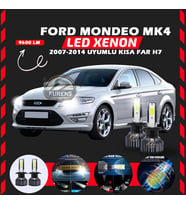 Ford Mondeo MK4 2007-2014 Kısa Far Uyumlu Şimşek Etkili Led Xenon Pro Series H7
