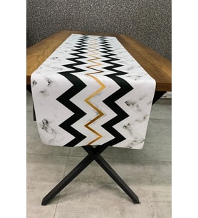 Zigzag Desenli Runner 40x140 Cm