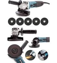 Steiner Alman 3000 Watt Professional 125 Mm Sjs Metal Şanzuman Avuç İçi Taşlama Makinesi + 5 Adet Ta (Standart)