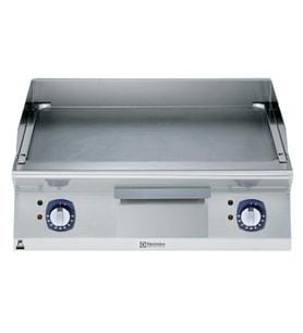 Electrolux Professional Endüstriyel Elektrikli Setüstü Izgara, Düz Fırçalanmış Krom Pleytli Pişirme Yüzeyi, İtam Modül, Eğimli, Termostatik Kontrol, Spatula - 800 Mm E7IIKDAOMEA