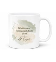 Her Gün Kullanıma Uygun Kupa Bardak Özel Tasarım Hediye Porselen Mug
