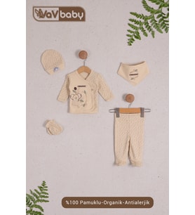 VavBaby Organik Hastane Çıkışı 5’li Koala