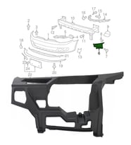 Golf 6 Sol Ön Tampon Baglantı Braketi 2009-2013 5K0807723B