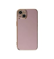 Apple İphone 15 Kılıf Volet Silikon - Mor
