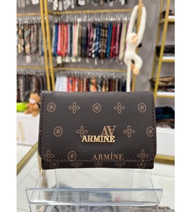 Armine Bayan Cüzdan Kahve Baskılı  ARC1101