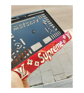 MOTOR PLAKALIK SUPREME LAZER KESİM PLEKSİ ( 1 ADET )
