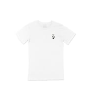 Küçük Panda Cep Logo Tasarımlı Beyaz Tişört