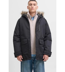 Jack & Jones Jjcharlie Erkek Parka (Siyah)