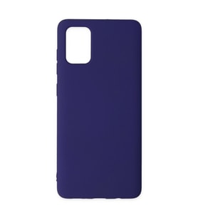 Samsung Galaxy A71 Kılıf Nano İçi Kadife Silikon - Mor
