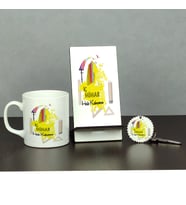 İç Mimar Üçlü Set (Kupa + Telefon Standı + Anahtarlık)