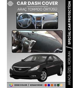 HYUNDAİ SONATA (2007-2012) Torpido Örtüsü Ön Göğüs Tam Uyum Çatlamayı Önler Kaymaz Kolay Montaj