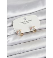 Kitty Model Gold Renk Pirinç Çocuk Küpe 5886