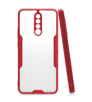Xiaomi Redmi 9 Kılıf Platin Silikon - Kırmızı