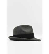 Erkek Füme Keçe Trilby Fötr Şapka