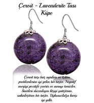 Sertifikalı Çeroit Taşı Küpe - 1.kalite (Çok Renkli)
