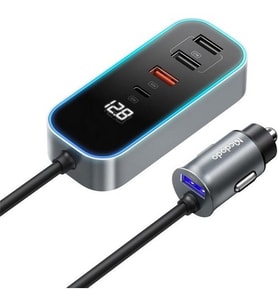 Mcdodo CC-1900 Usb-Typec Dijital Ekran Kablolu Araç Şarj Cihazı