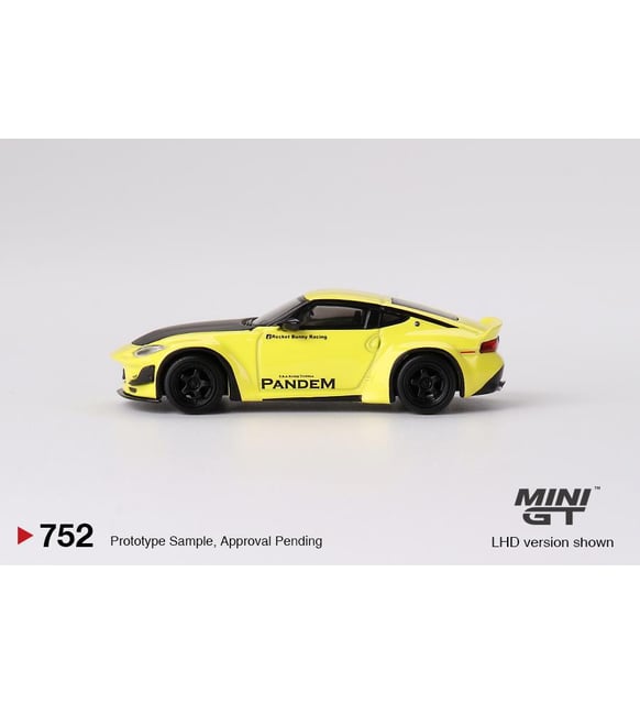 Mini GT Nissan Z Pandem Ikazuchi Yellow 752