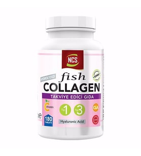 Ncs Balık Kollajen Type 1-3 Cla Biotin Çinko 180 Tablet