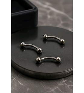 Monalisa Home Çelik Renk 12mm Tragus Pirsıng
