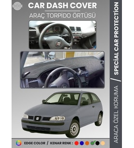 SEAT İBİZA (1998-2001) Torpido Örtüsü Panel Halı Koruma Tam Uyum Çatlamayı Önler Hızlı Montaj