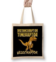 Distanceraptor Timeraptor Velociraptor Pun Bez Çanta Uzun Saplı