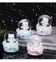 4'lü Sevimli Hello Kitty Pochacco Mini Aydınlık Kristal Top Sanrio Çocuk Kar Küresi