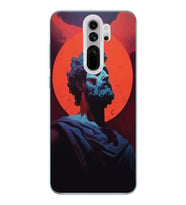 Xiaomi Redmi Note 8 PRO Uyumlu Aristoteles Tasarımlı Şeffaf Telefon Kılıfı