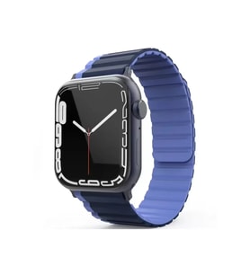 Watch 42Mm Mo-Wb1 Çift Renk Mıknatıslı Kordon - Lacivert-Mavi