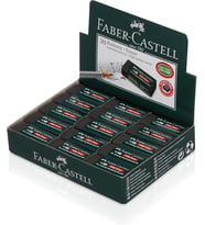 Faber-Castell Siyah Silgi, 30’Lu, Kurşun Kalem İzlerini Kolayca Silen, Yumuşak Ve Dayanıklı Yapı, Do