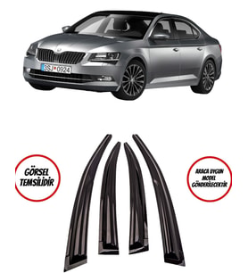 Skoda Super B Cam Rüzgarlığı 4lü Takım 2015-2020 Arası