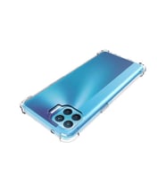 Oppo Reno 4 Lite Kılıf Şeffaf Nitro Anti Shock Kapak (Renksiz)