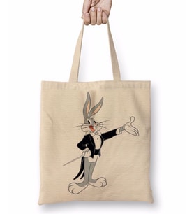Looney Tunes Bugs Bunny The Magician Bez Çanta Uzun Saplı