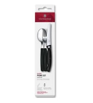 Victorinox 6.7193.3F Swiss Classic 3lü Piknik Seti, Siyah