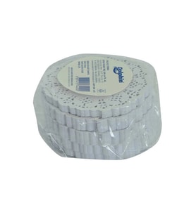 Kağıt Bardak Altlığı 9 Cm Dantel Desenli Beyaz 500 1 Paket