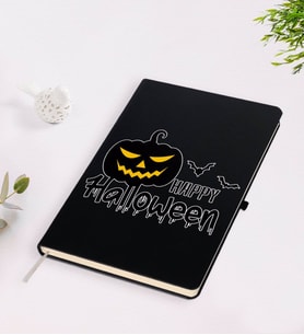 BK Gift Happy Halloween Tasarımlı Siyah Defter-6