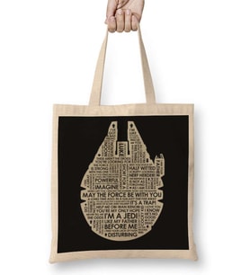 Star Wars Millenium Falcon Bez Çanta Uzun Saplı