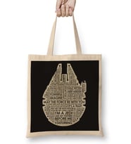Star Wars Millenium Falcon Bez Çanta Uzun Saplı